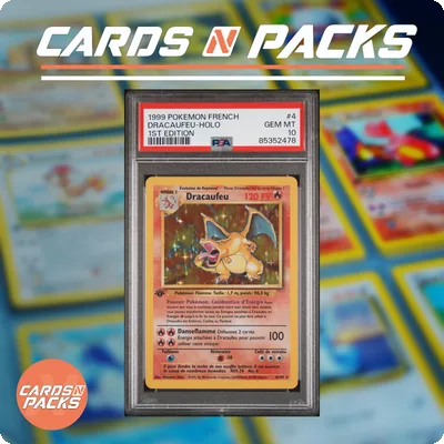 Carte Pokemon Dracaufeu 4/102 HOLO Base Set Edition 1 PSA 10 GEM MINT 🇫🇷🔥