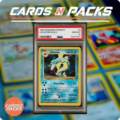 Pokemon Card Léviator GYARADOS 6/102 FRENCH Base Set PSA 10 GEM MINT POP 1 🔥